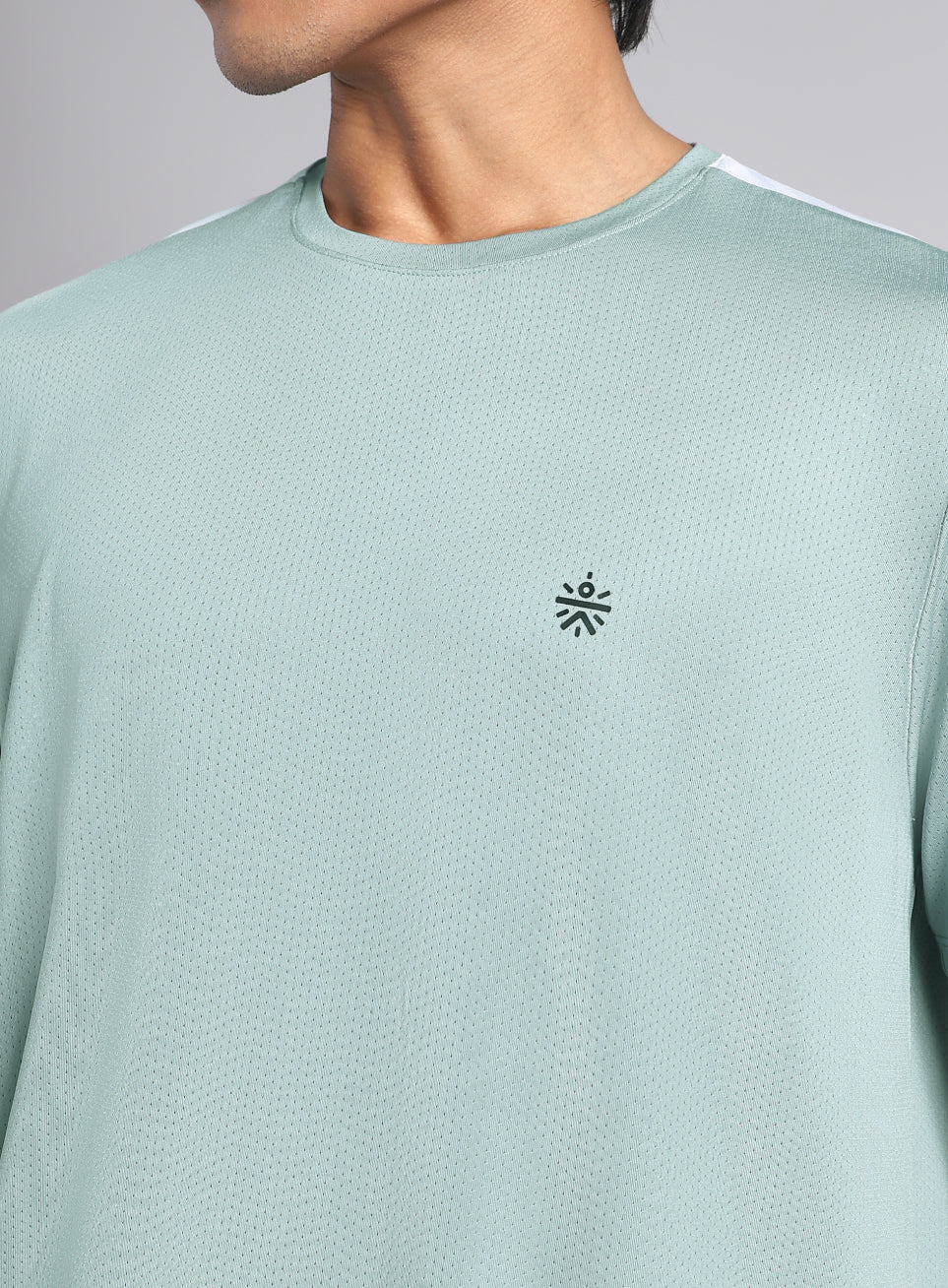 Men's Sea Green Pop Active T-shirt