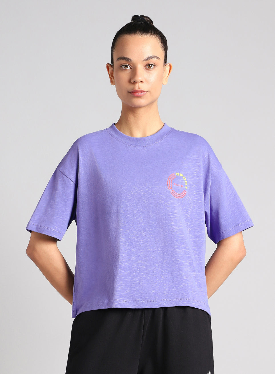 Women's Purple Sports Club T-shirt