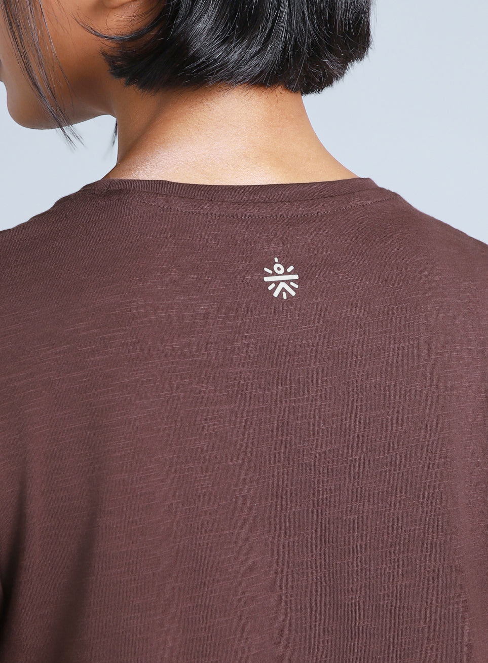 Women's Brown Yoga Flow Top