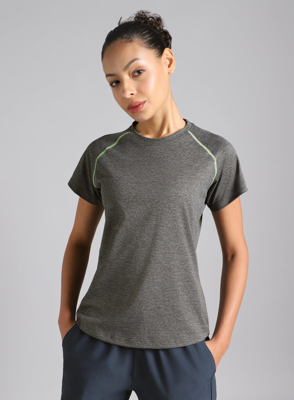 Women's Muscle Flex Dark Grey COMFORtech™ T-shirt