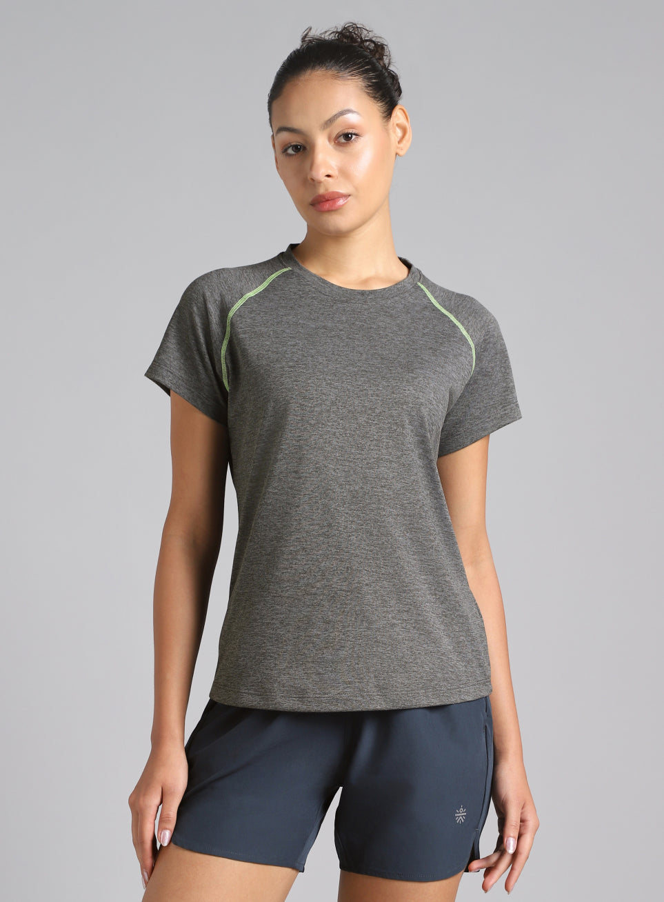 Women's Muscle Flex Dark Grey COMFORtech™ T-shirt
