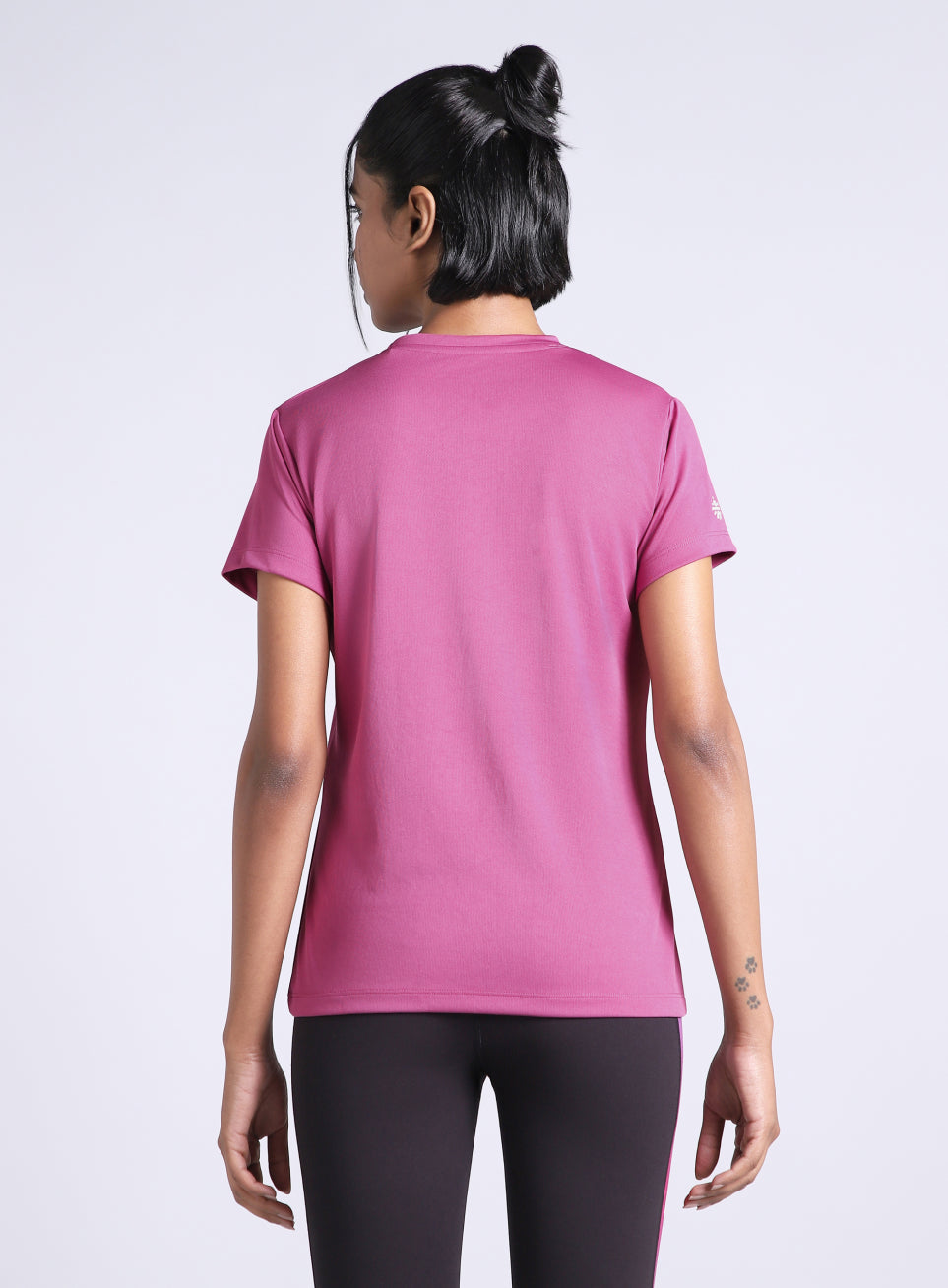 Women's Pink Graphic Play Performance T-shirt