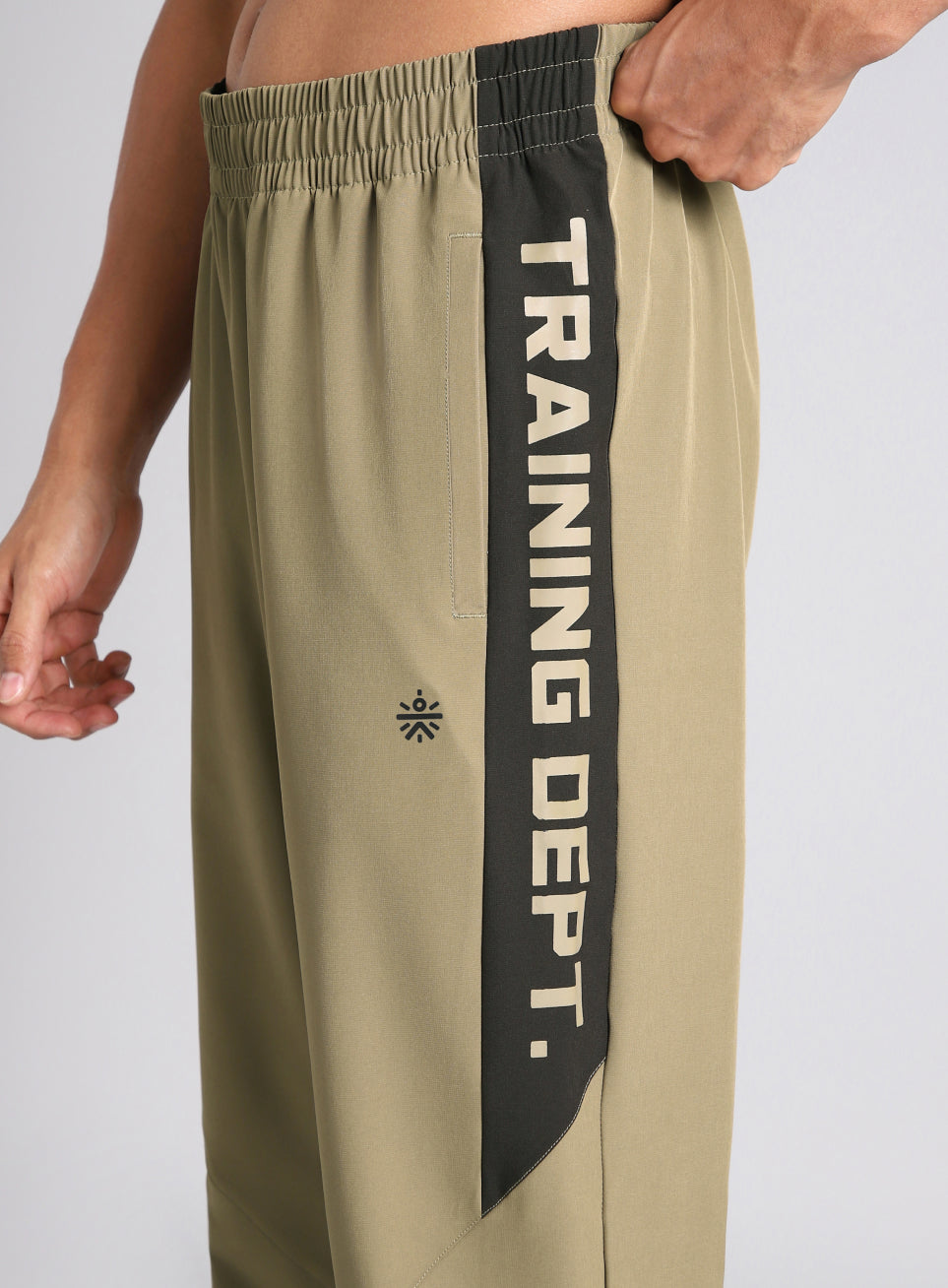 Men's Beige Training Department Trackpants