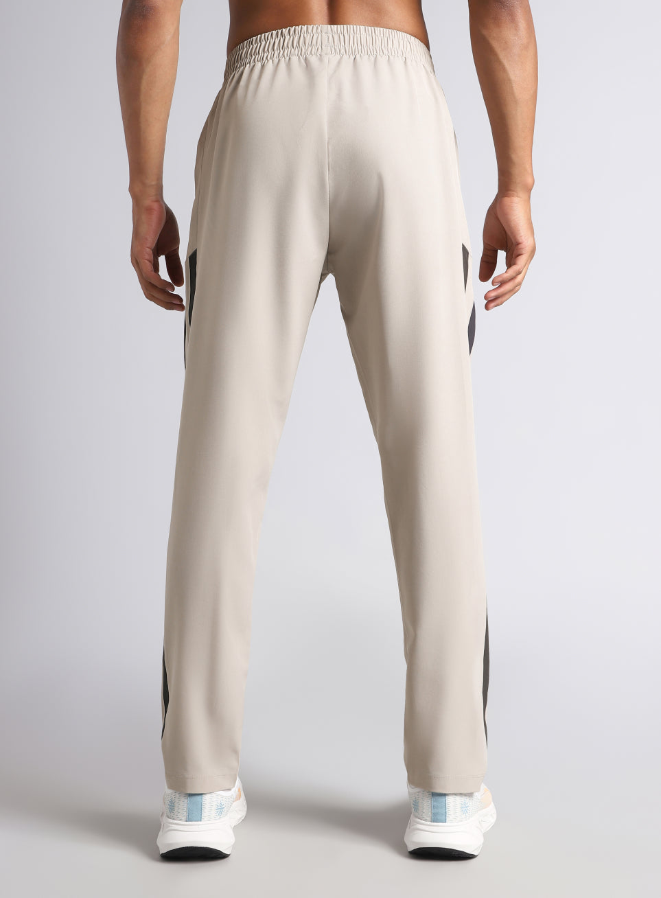 Men's Grey Sporty Training Trackpants