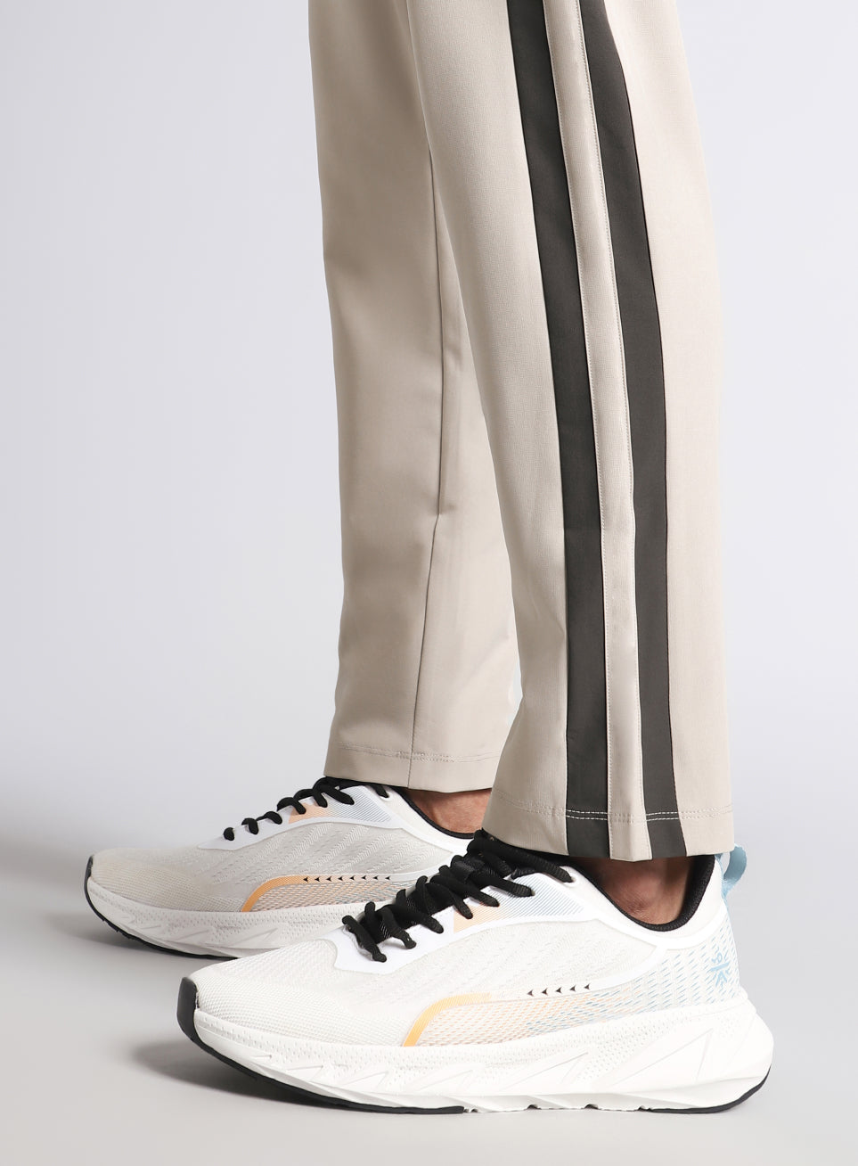 Men's Grey Sporty Training Trackpants