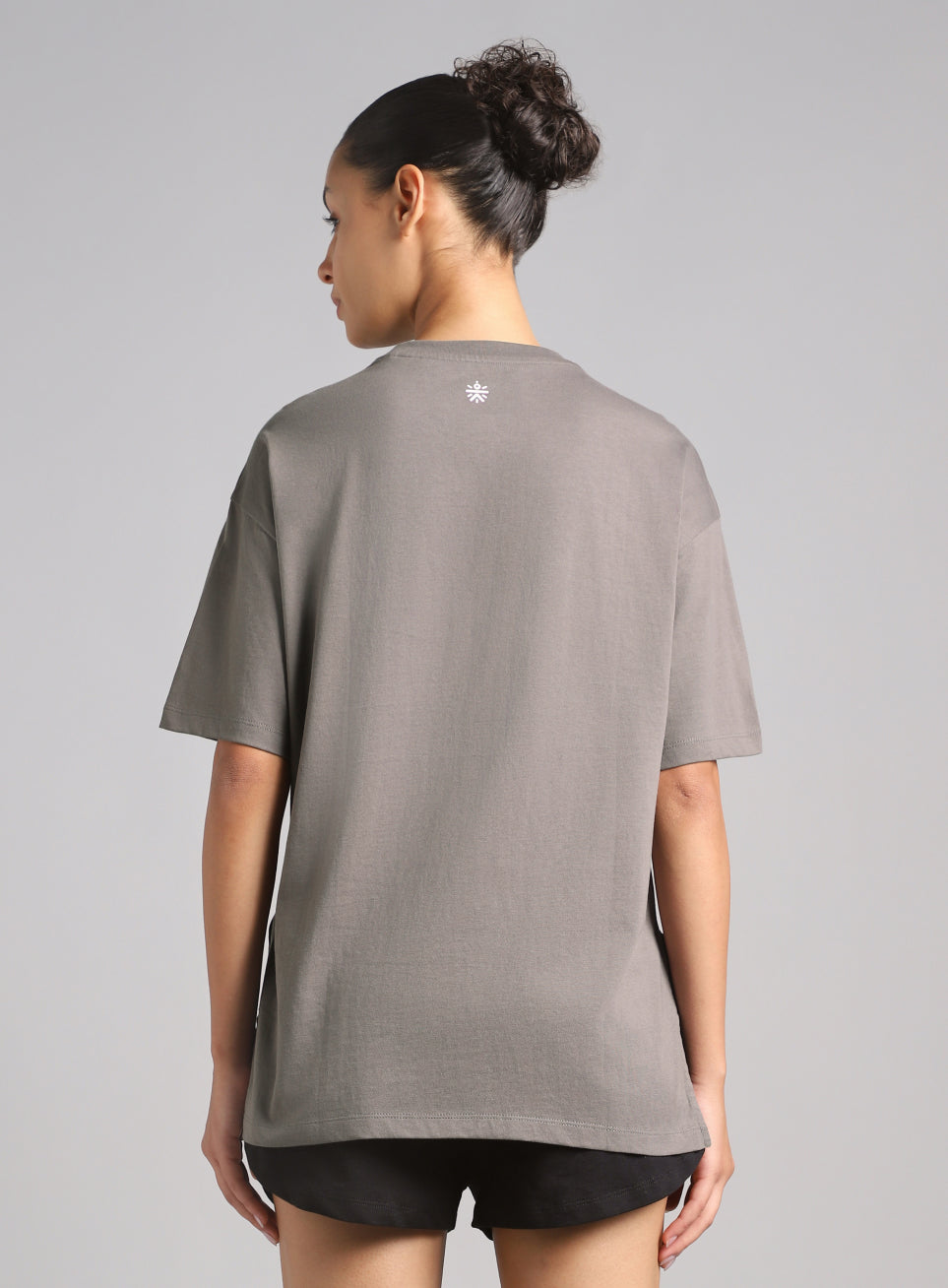 Women's Dark Grey Feel the Beat Print T-shirt