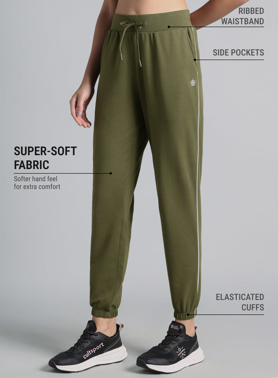 Women's Olive Anyday Anywhere Joggers