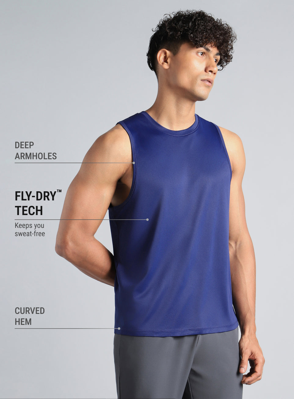 Men's Running Essential Pack of 2 Tanks