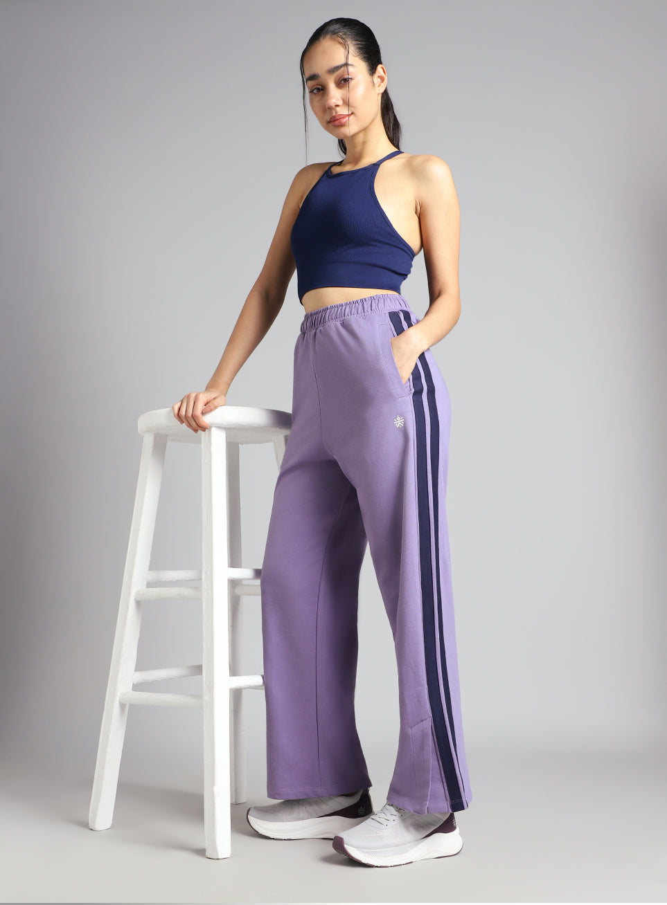 Women's Purple Dance Flow Trackpants