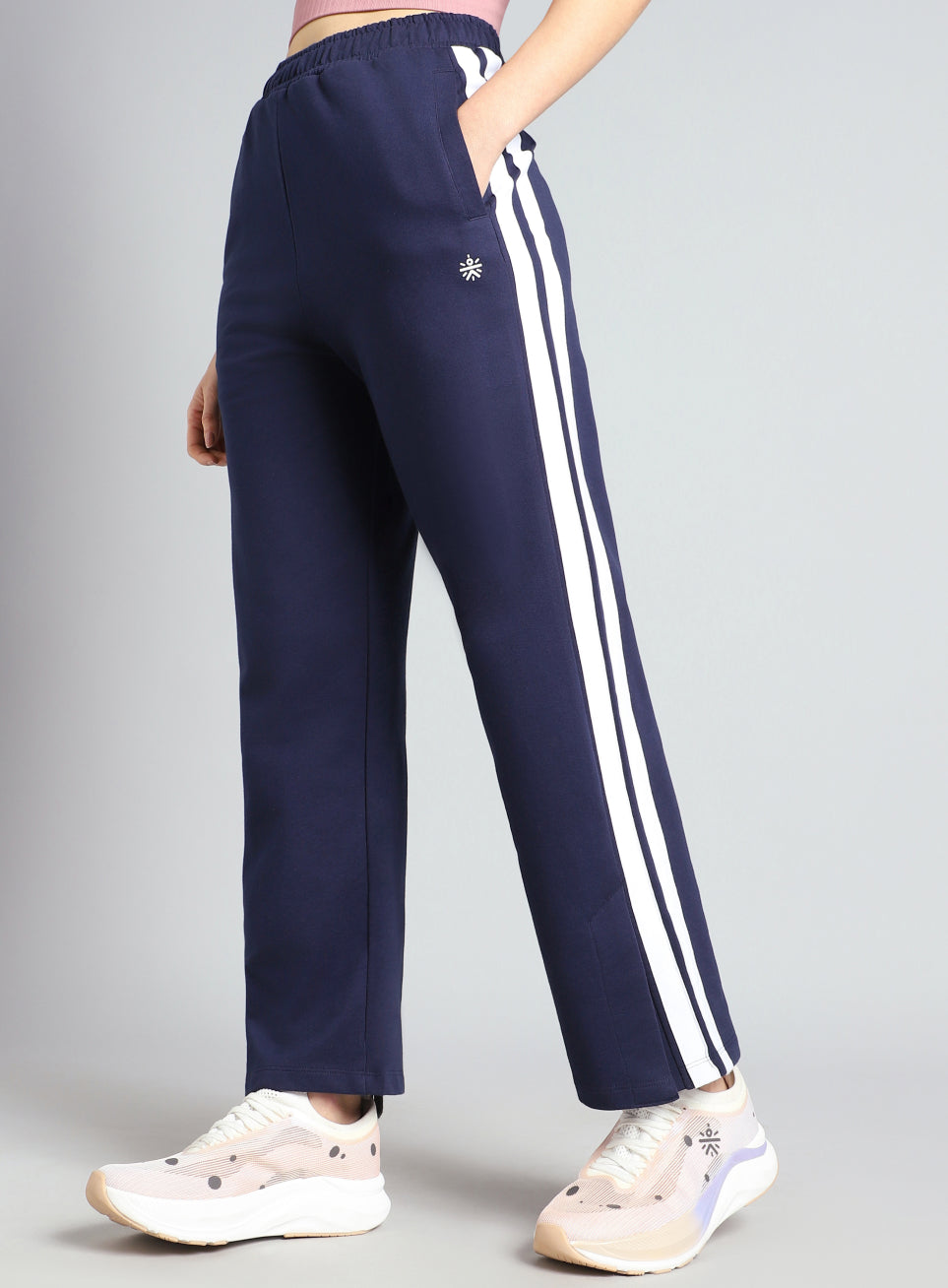Women's Blue Dance Flow Trackpants
