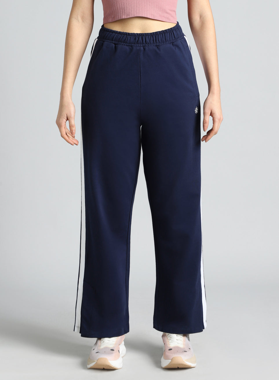 Women's Blue Dance Flow Trackpants