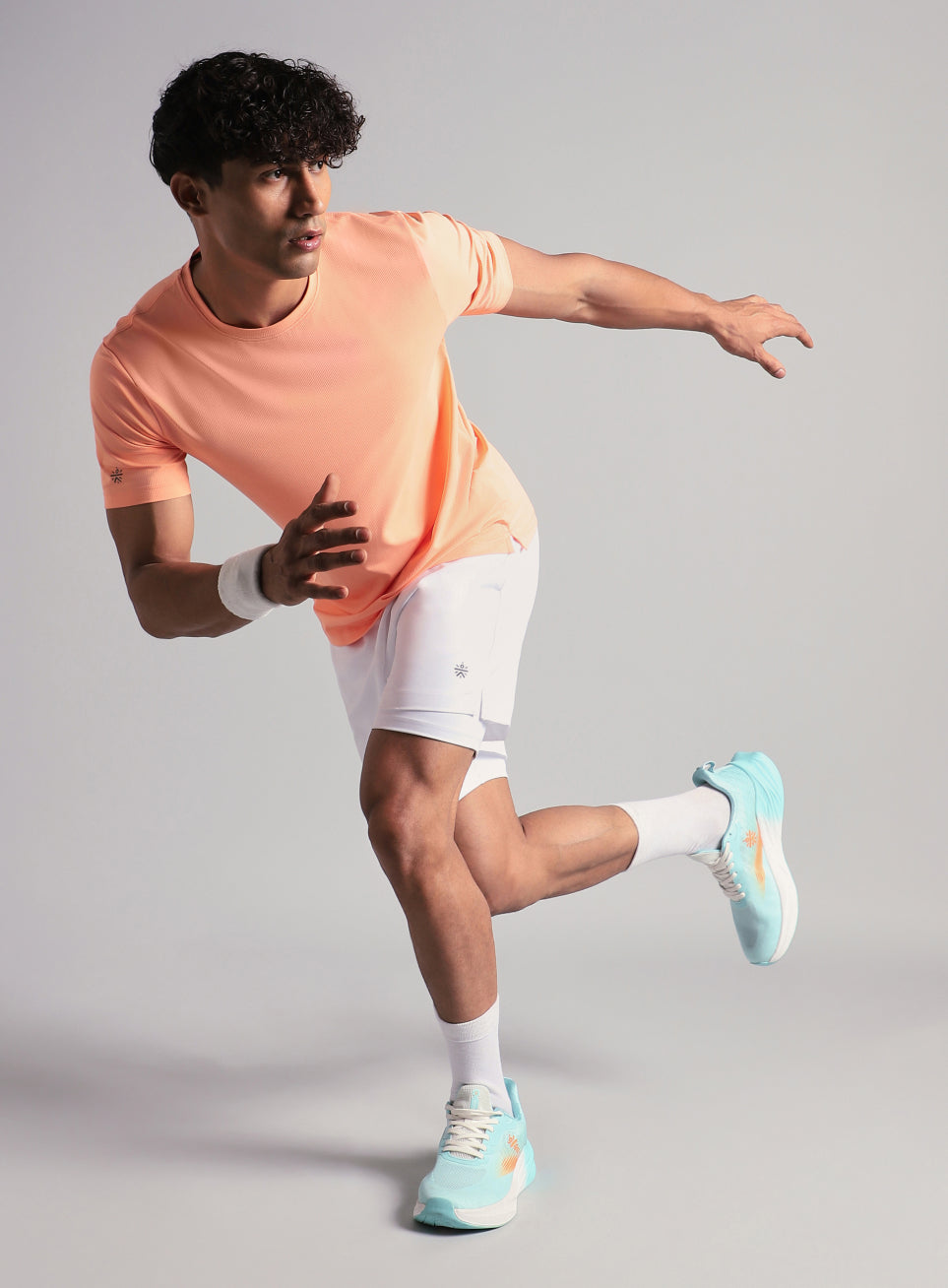Men's Run Elevate White Integrated Shorts