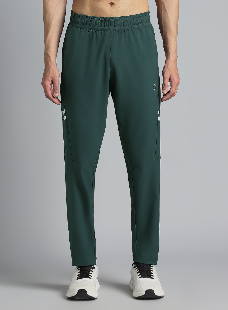 Men's Turquoise Pacer Running Trackpants