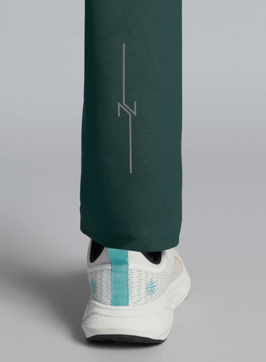 Men's Turquoise Pacer Running Trackpants