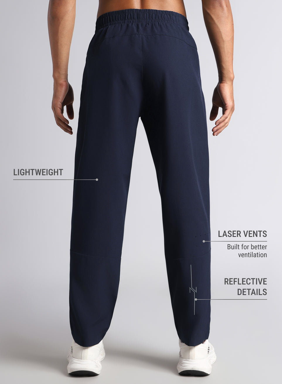 Men's Navy Impact Running Trackpants
