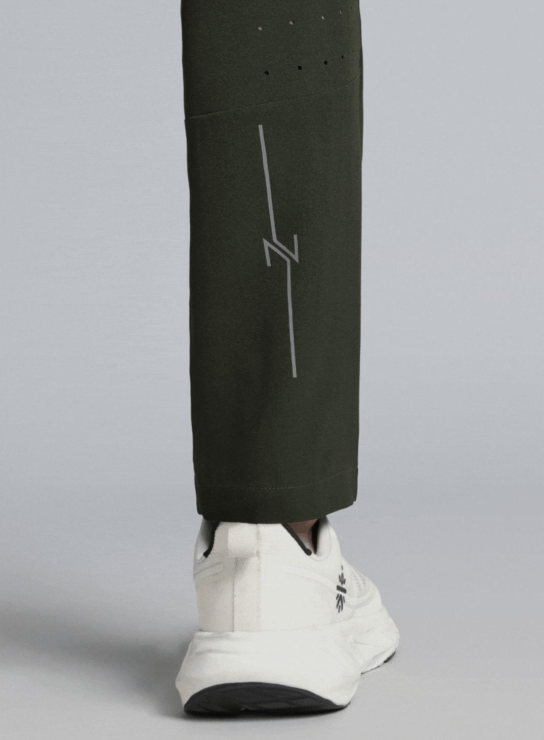 Men's Olive Running Essential Trackpants