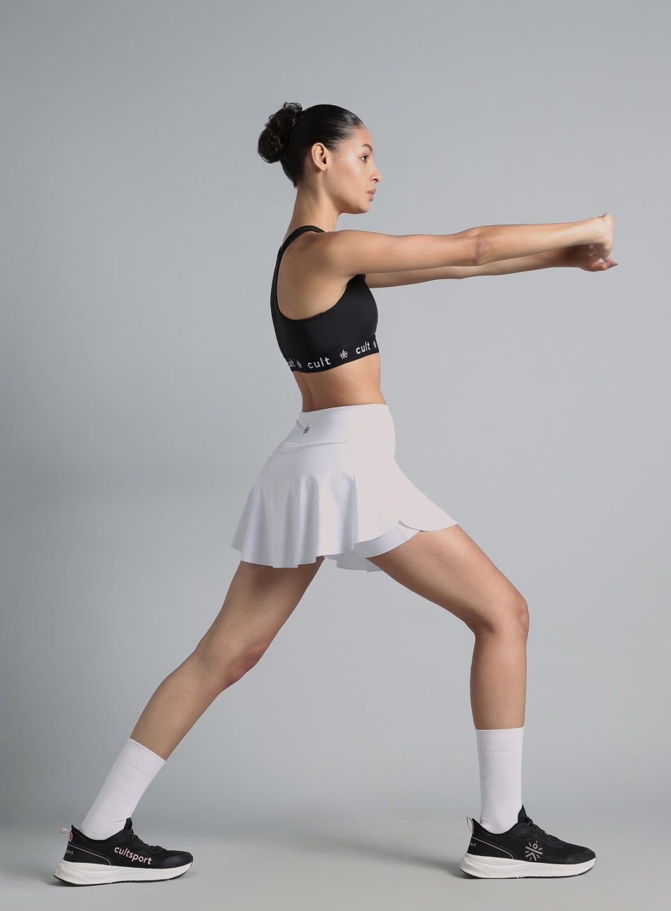 Women's White True Performance Sculpted COMFlex Skorts