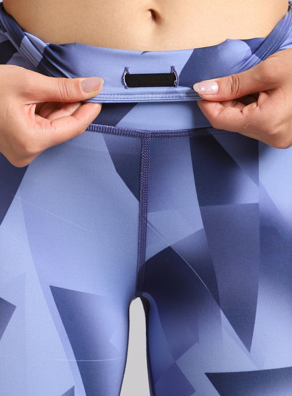 Women's Blue Feel the Beat Printed Tights