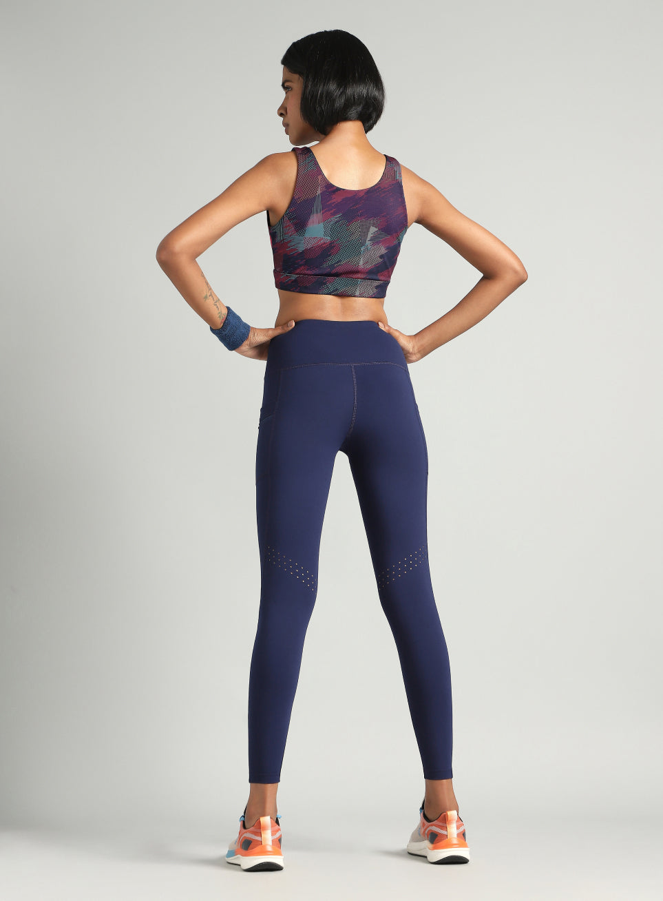Women's Blue Run Beyond COMFlex Tights