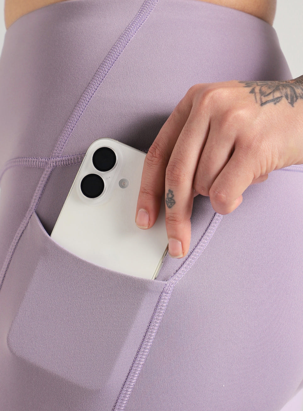 Women's Purple Everyday Run Cropped Length COMFlex Tights