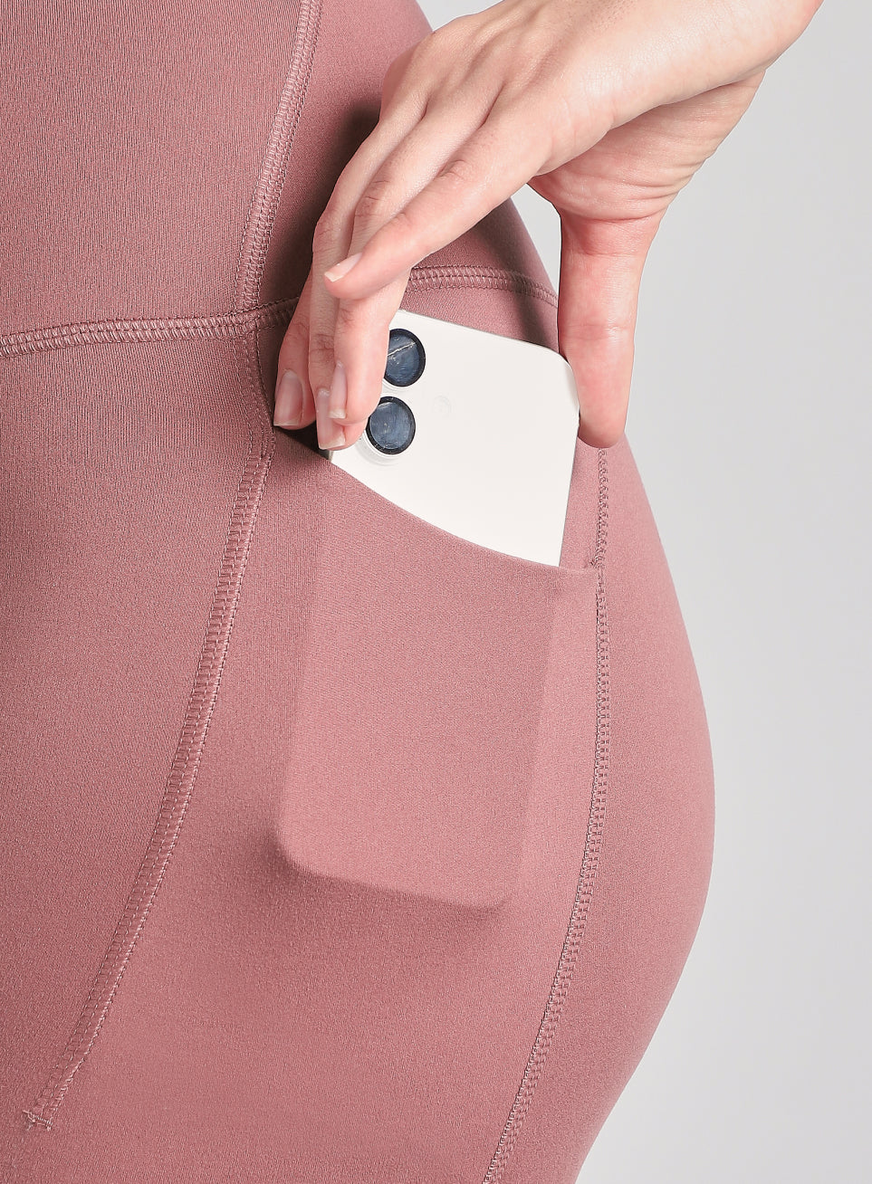 Women's Brown Everyday Run Cropped Length COMFlex Tights