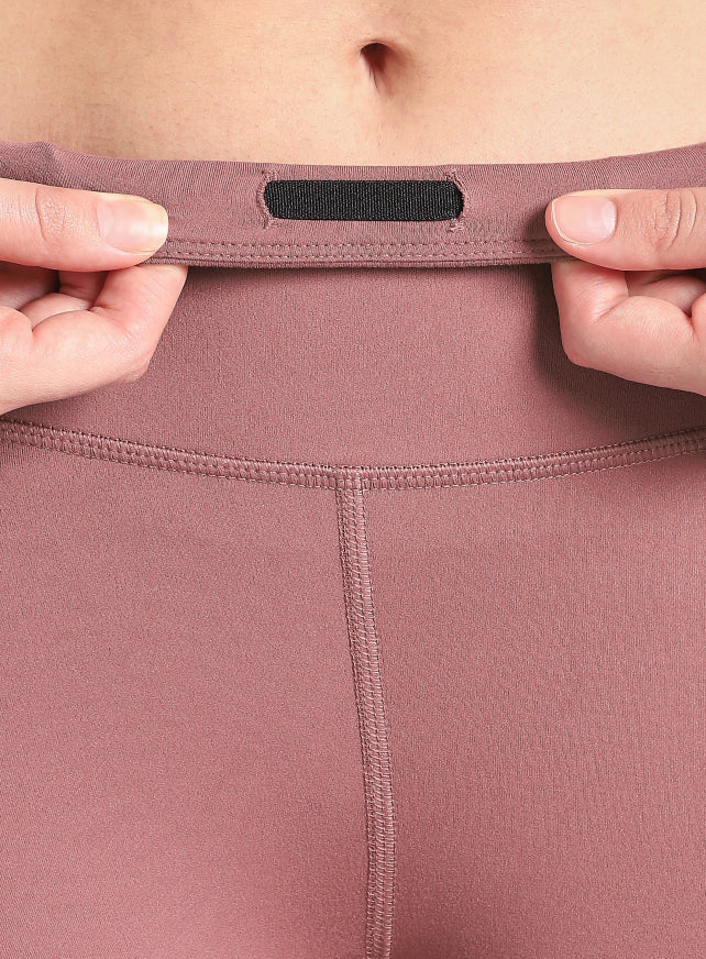 Women's Brown Everyday Run Cropped Length COMFlex Tights