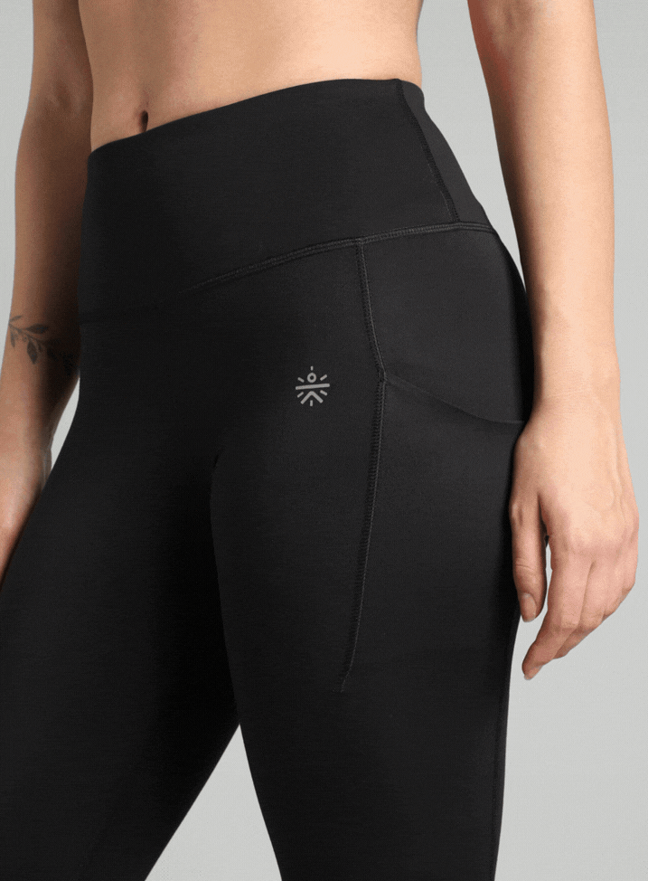 Women's Black The Run Project Comflex Tights