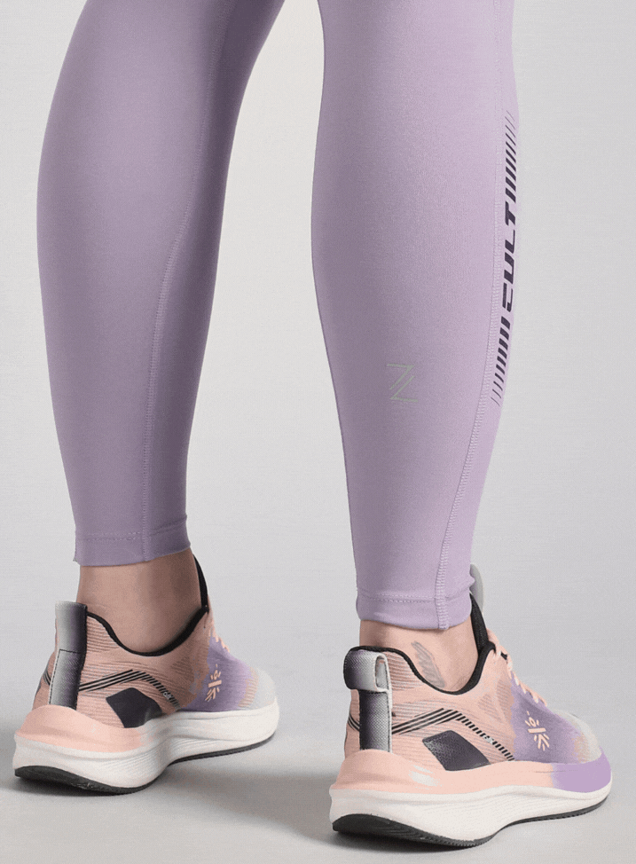 Women's Purple The Run Project COMFlex Tights