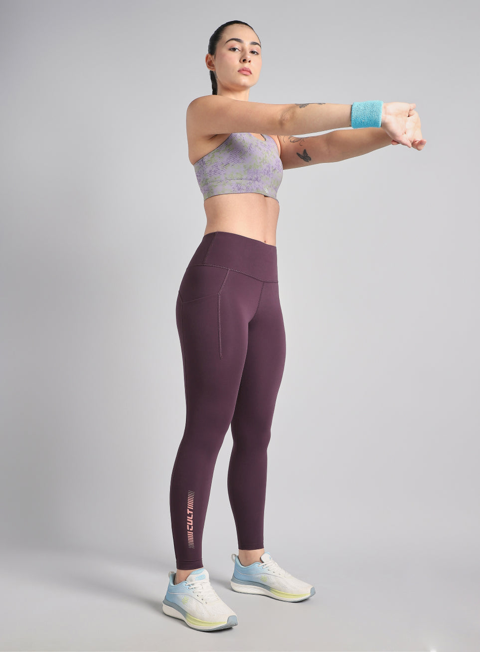 Women's Wine The Run Project COMFlex Tights
