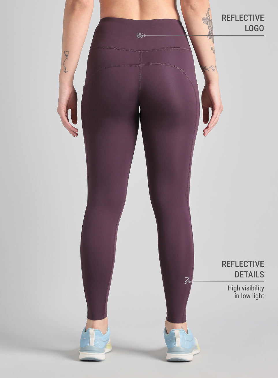 Women's Wine The Run Project COMFlex Tights