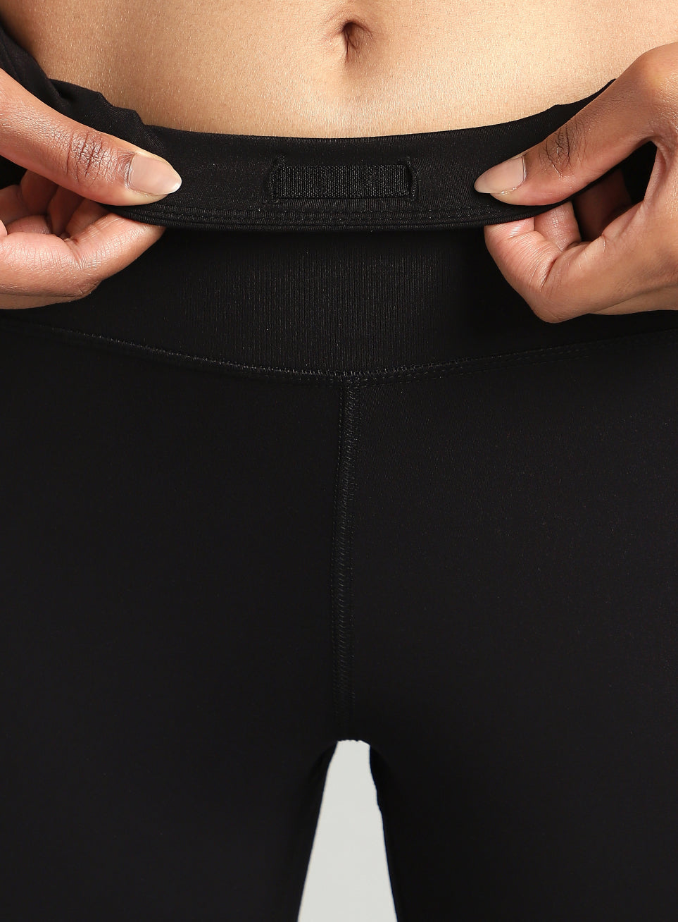 Women's Black Pace Up Running COMFlex Tights