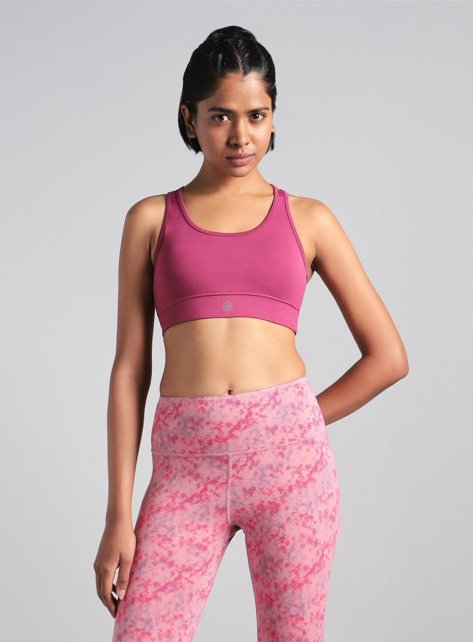 Women's Pink Running Pro High Support Bra