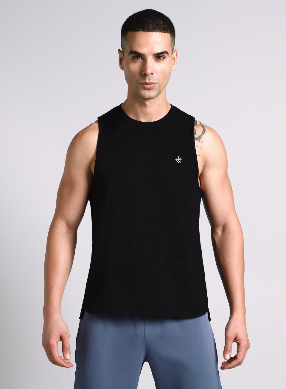 Men's Black Everyday Runner's Tank