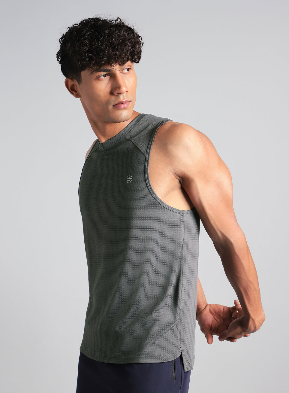 Men's Dark Grey Everyday Runner's Tank
