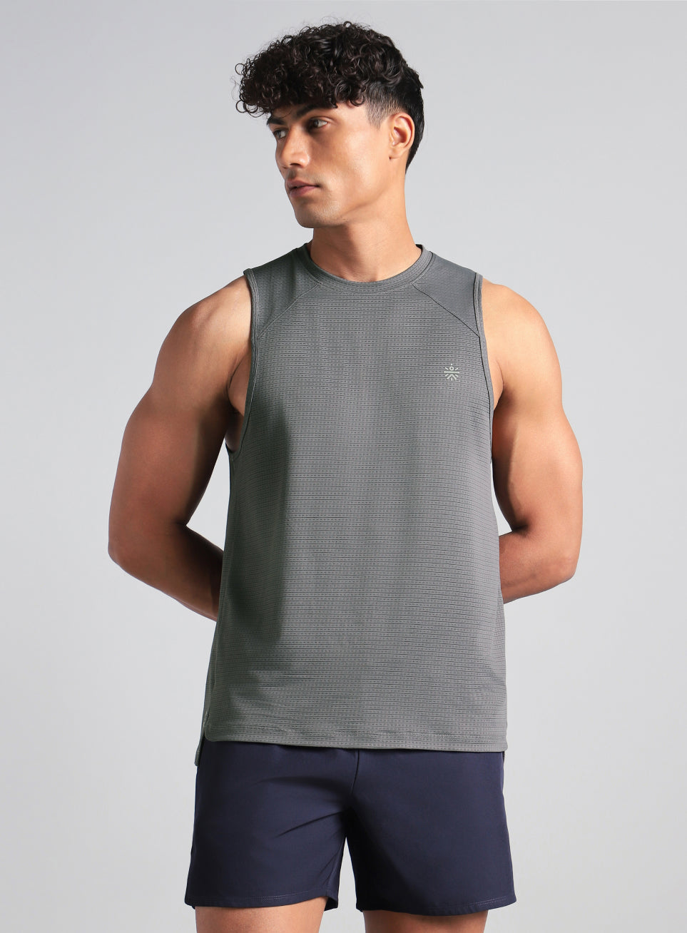 Men's Dark Grey Everyday Runner's Tank