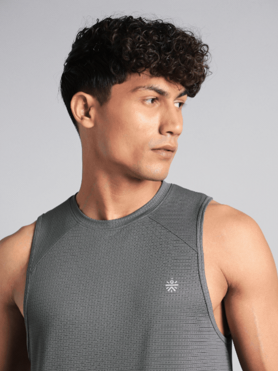 Men's Dark Grey Everyday Runner's Tank