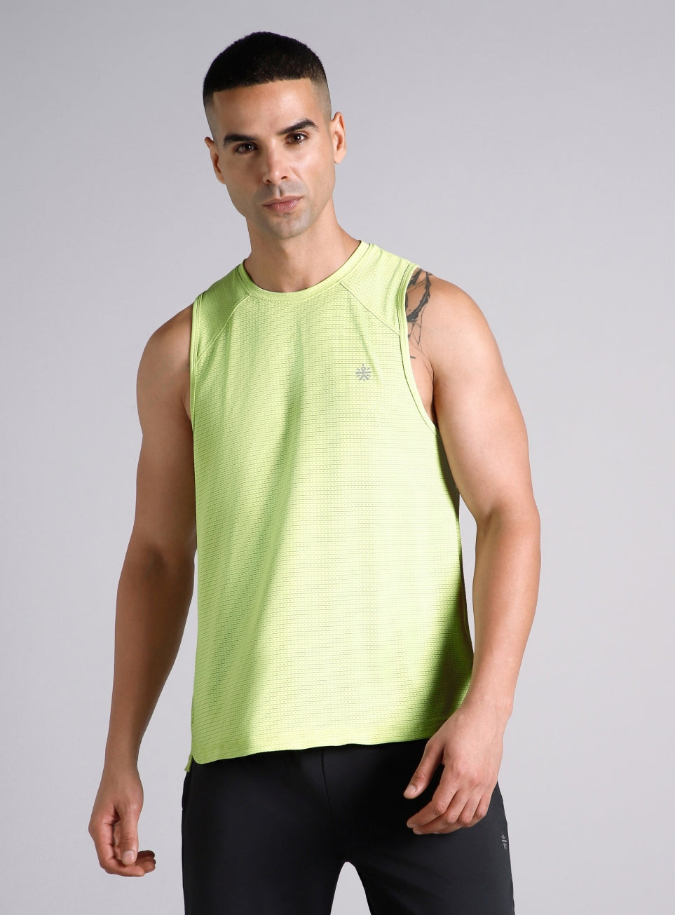 Men's Lime Everyday Runner's Tank