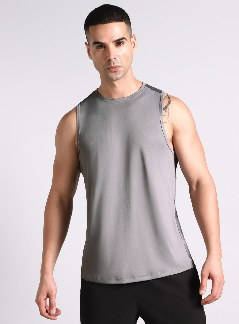 Men's Grey Urban Camo Motion Forward Running Tank