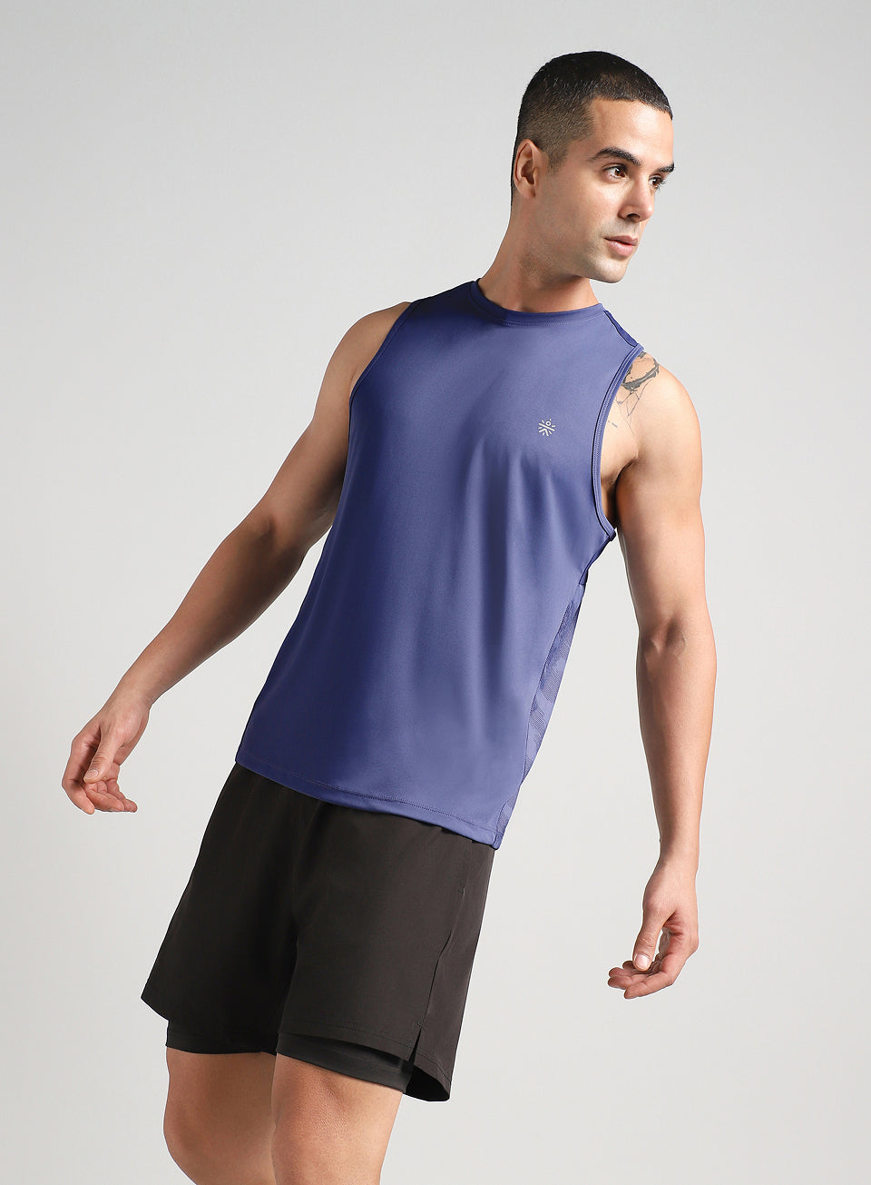 Men's Navy Urban Camo Motion Forward Running Tank