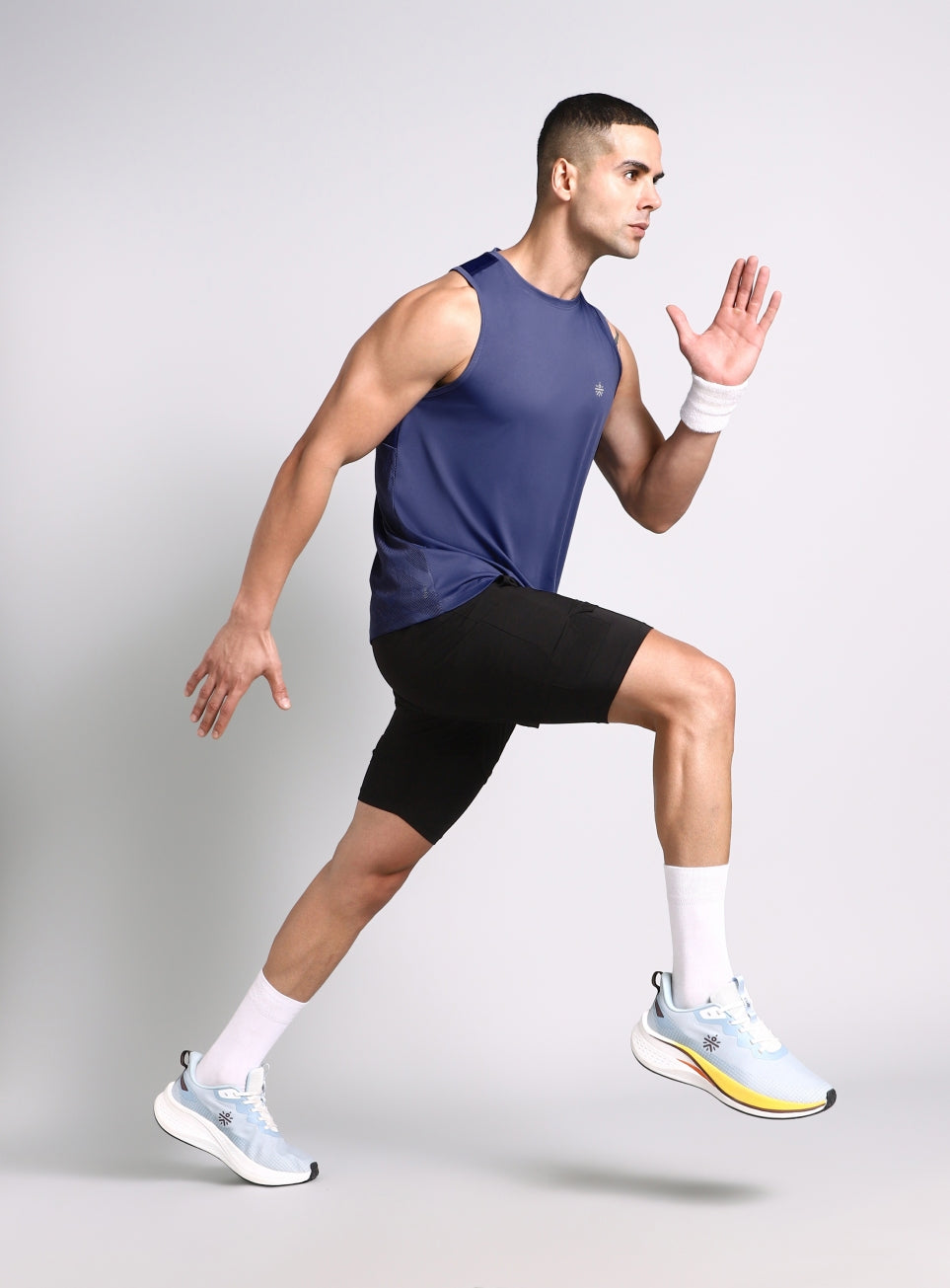 Men's Navy Urban Camo Motion Forward Running Tank