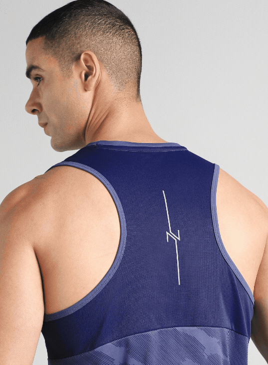 Men's Navy Urban Camo Motion Forward Running Tank