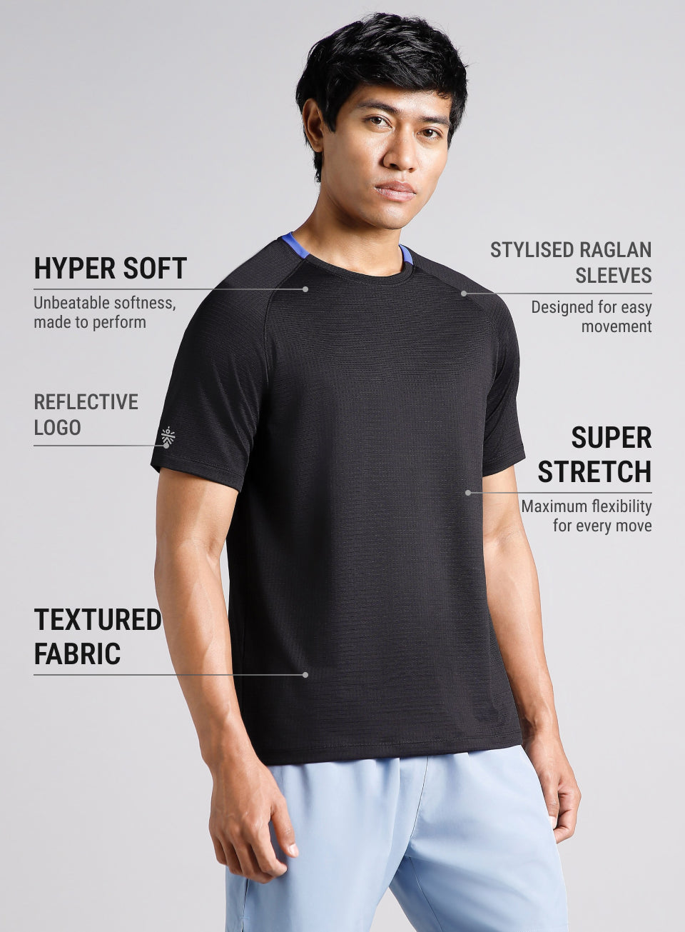 Men's Black Ultra Runner's Technical Knit T-shirt