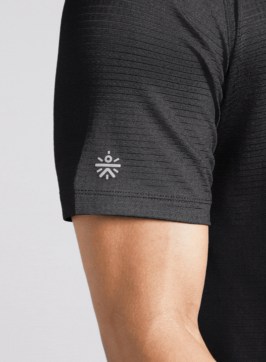 Men's Black Ultra Runner's Technical Knit T-shirt