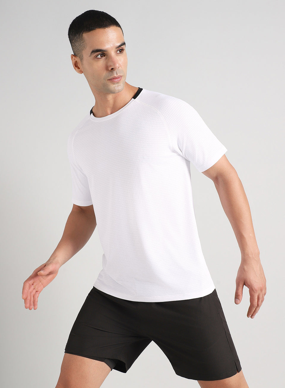 Men's Off White Ultra Runner's Technical Knit T-shirt