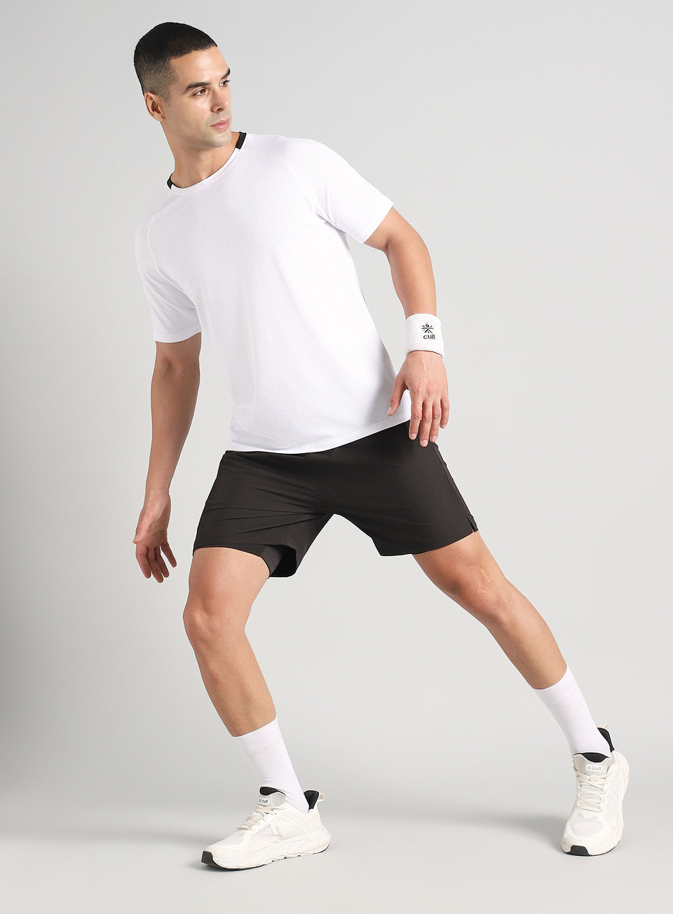 Men's Off White Ultra Runner's Technical Knit T-shirt