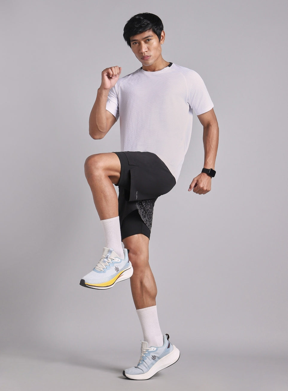 Men's Off White Ultra Runner's Technical Knit T-shirt