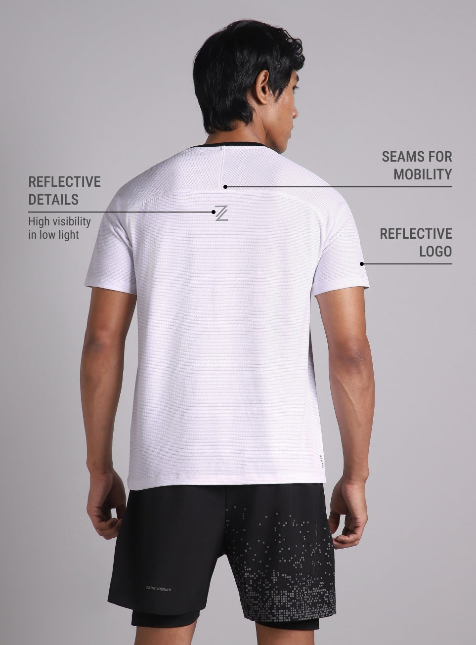 Men's Off White Ultra Runner's Technical Knit T-shirt