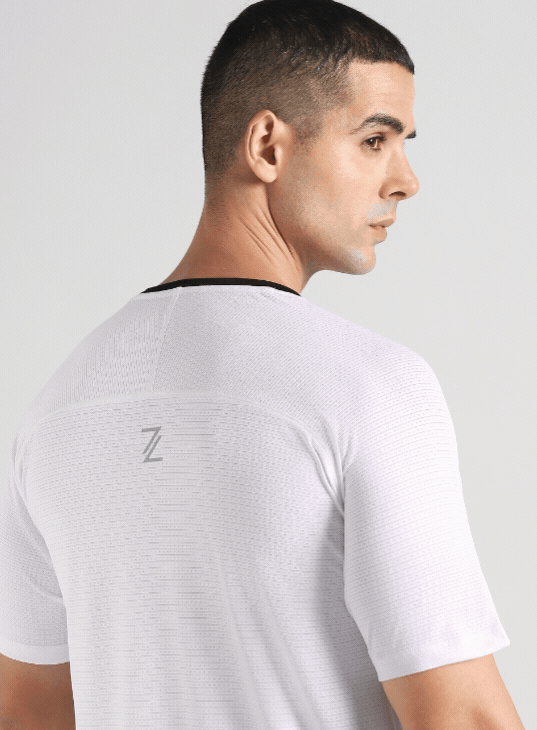 Men's Off White Ultra Runner's Technical Knit T-shirt