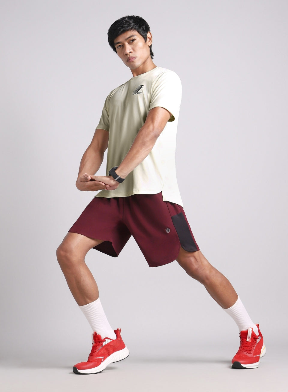 Men's Off White Runner's Essential Trail Run T-shirt