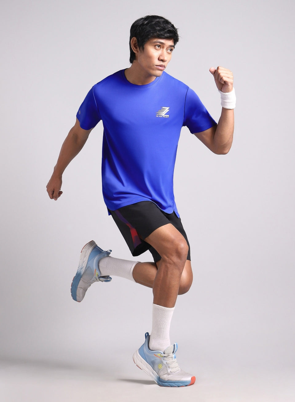Men's Blue Runner's Essential Trail Run T-shirt